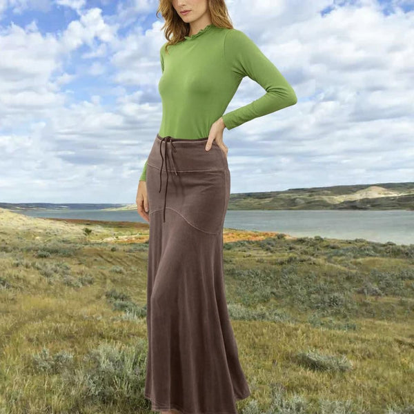 Tencel shirt turtle nek/ Tencel shirt with turtle neck