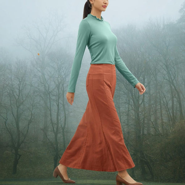 Tencel shirt turtle nek/ Tencel shirt with turtle neck