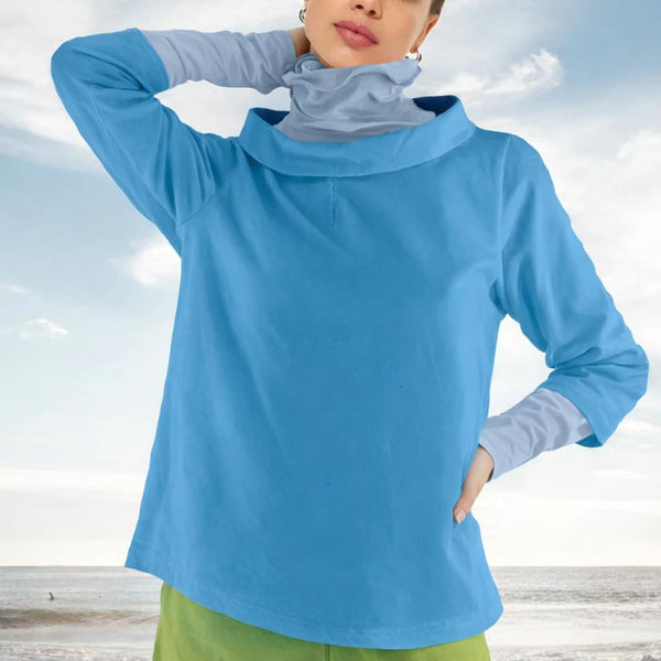 Tencel shirt met col/ Tencel shirt with col