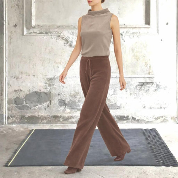 vintage velours hemdje met rolboordje / vintage velvet tank top with turtleneck