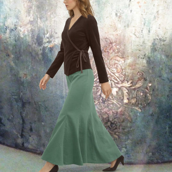 velours overslag vest / velvet velours wrap cardigan