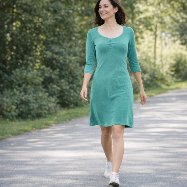 Velours A-lijn jurkje / Velours dress