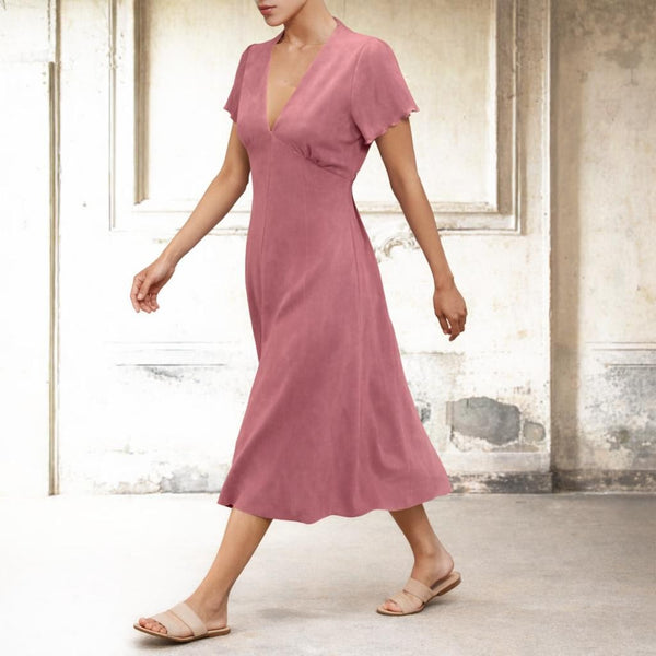 Vintage velours swing jurkje /Vintage velvet swing dress