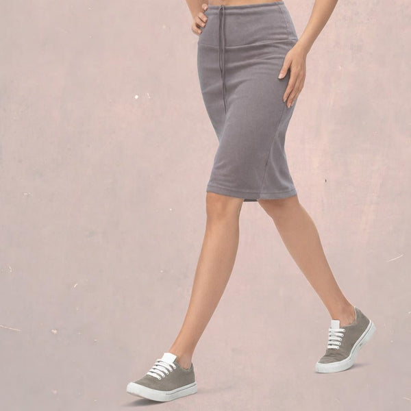 velours rokje / velvet pencil skirt