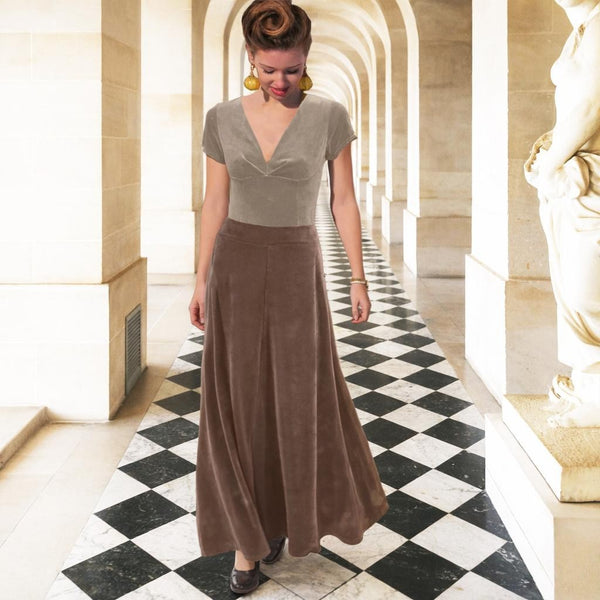 Velours maxi rok /Velvet maxi skirt