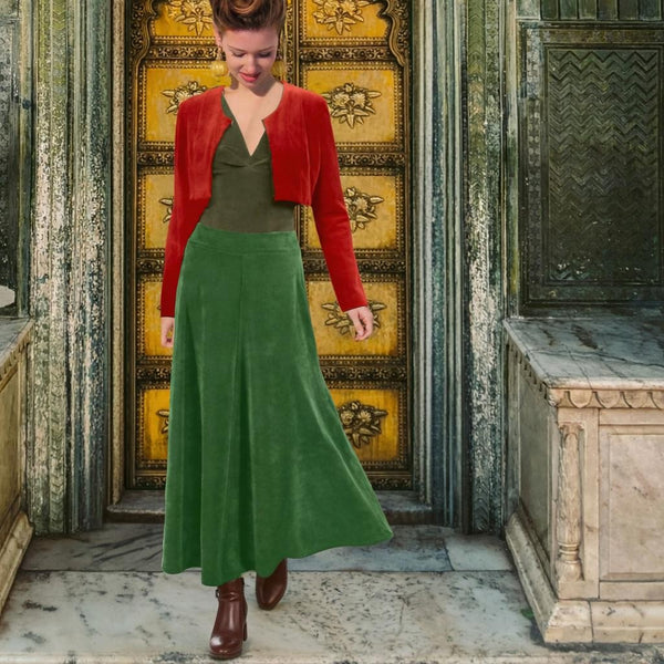 Velours maxi rok /Velvet maxi skirt