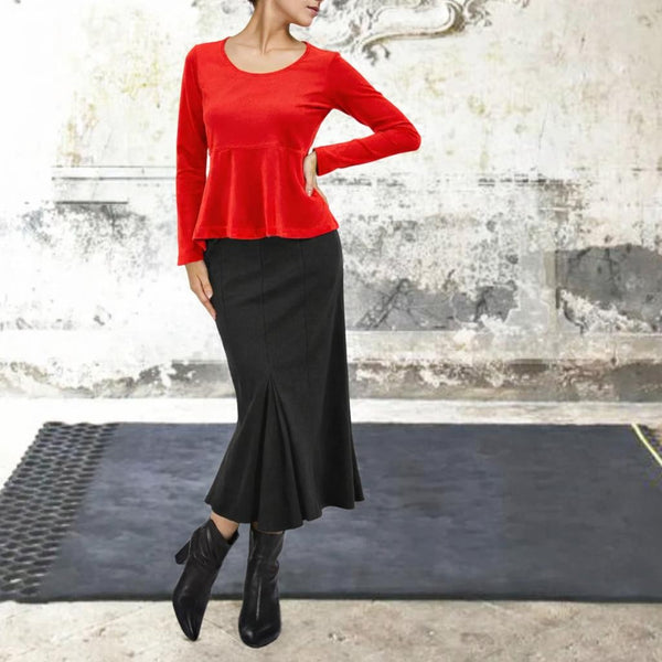 Feestelijke top van nicky velours/ Festive velvet top