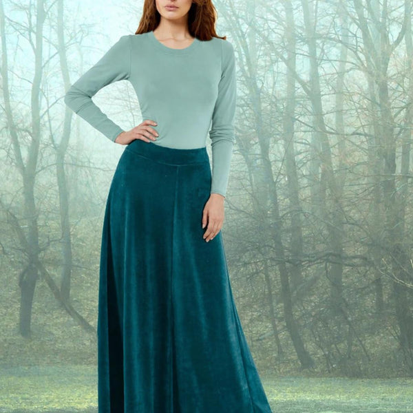 Velours maxi rok /Velvet maxi skirt