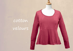 Feestelijke top van nicky velours/ Festive velvet top