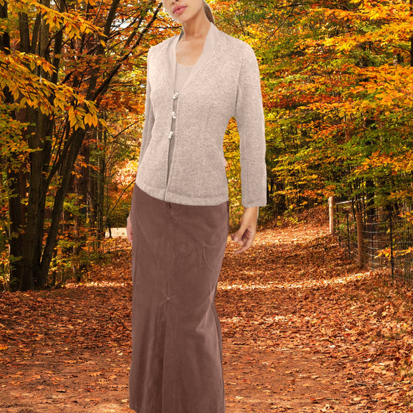 Gevoerd sportief vest-jasje in Merino wol/ lined sportive cardigan in Merino wool