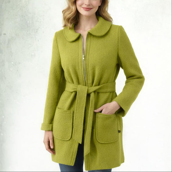 Wollen vest-jas van gekookte wol / Jacket made of boiled wool