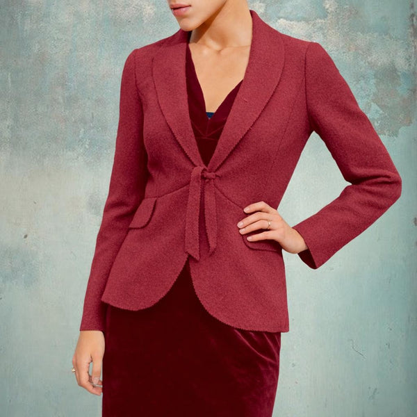 Wollen vest-jasje / cardigan-jacket in boiled wool