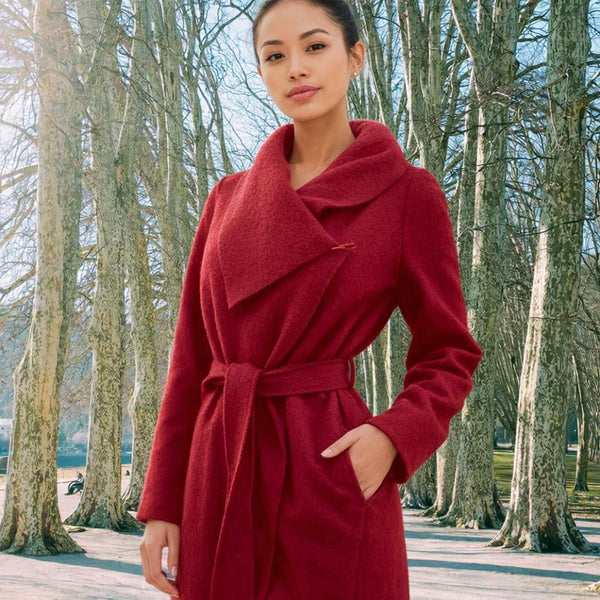 wollen vest-jas van gekookte wol / jacket made of boiled wool