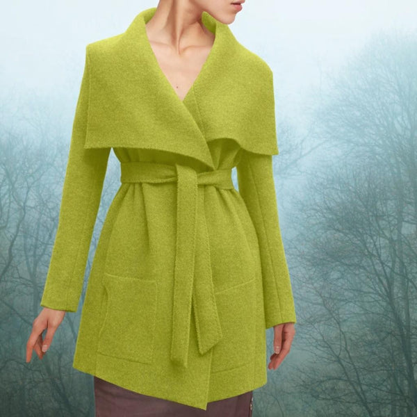 wollen vest-jas van gekookte wol / jacket made of boiled wool