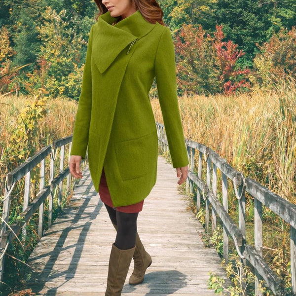 wollen vest-jas van gekookte wol / jacket made of boiled wool