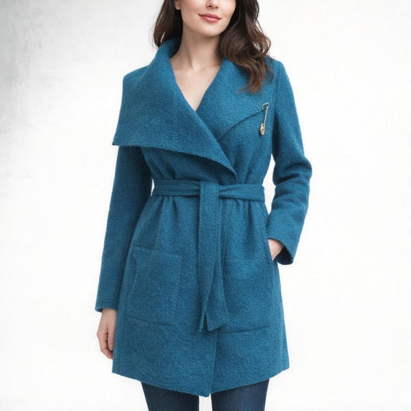 wollen vest-jas van gekookte wol / jacket made of boiled wool