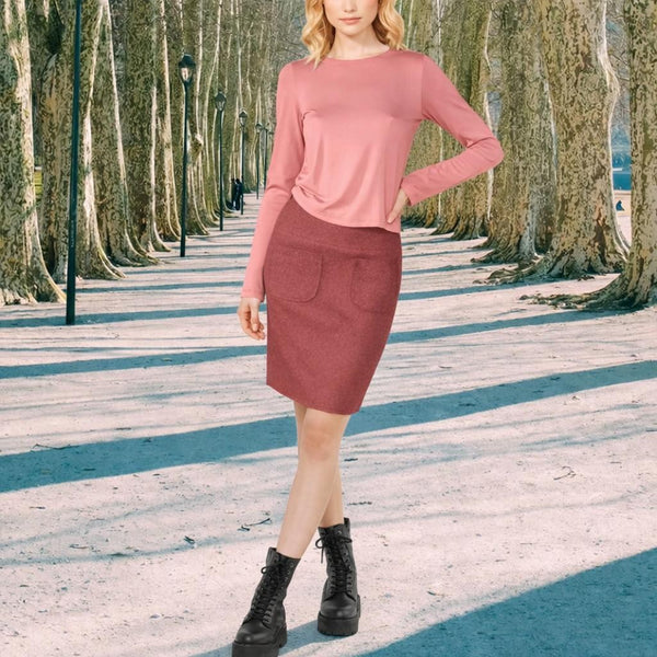 wollen koker rok,wool pencil skirt