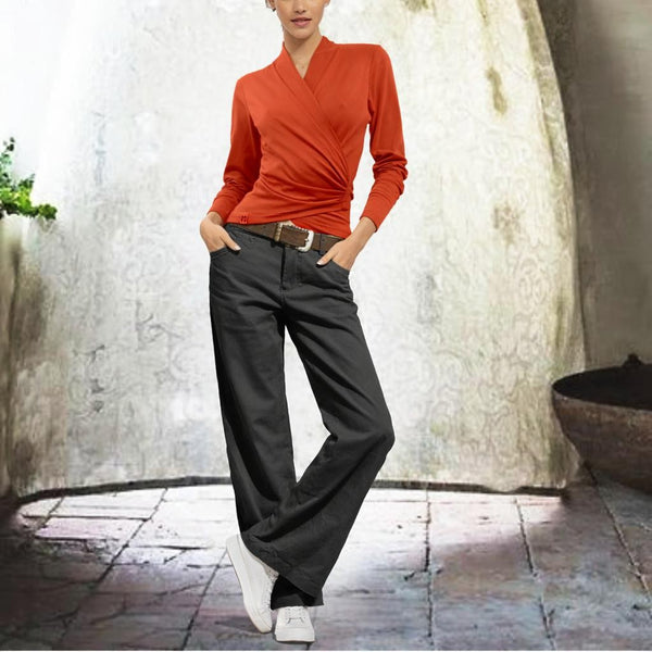 Broek van fijne ribcord/Cotton ribcord pants