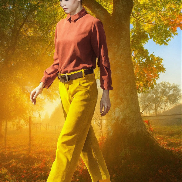 Katoenen ribcord broek/ Corduroy pants