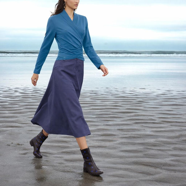 Midi rok van ribcord/ Corduroy midi skirt