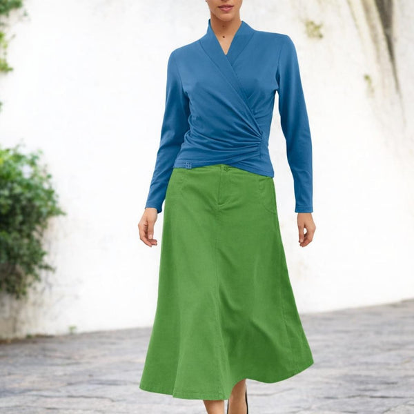 Maxi rok van ribcord/ Corduroy maxi skirt