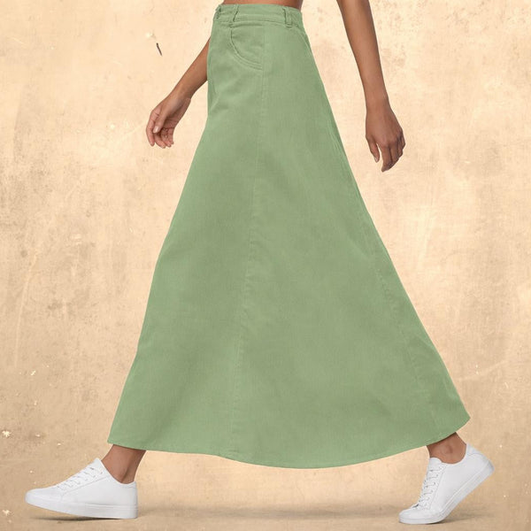Maxi rok van ribcord/ Corduroy maxi skirt