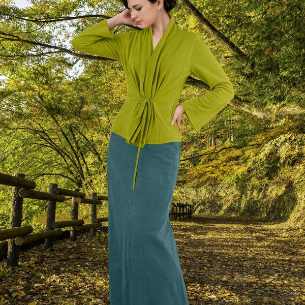 Hippe ribcord  rok, Trendy corduroy skirt