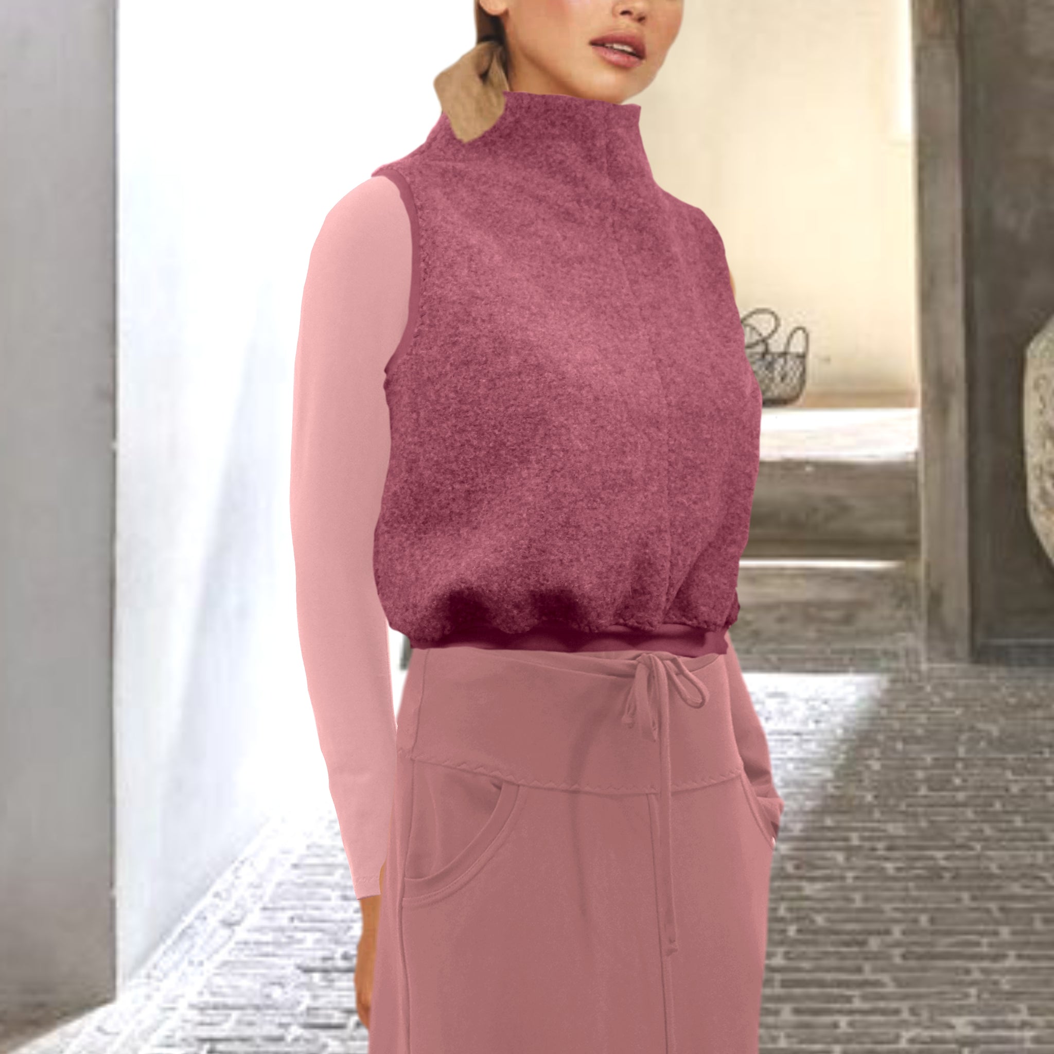 Merino wollen gilet /Merino wool gilet