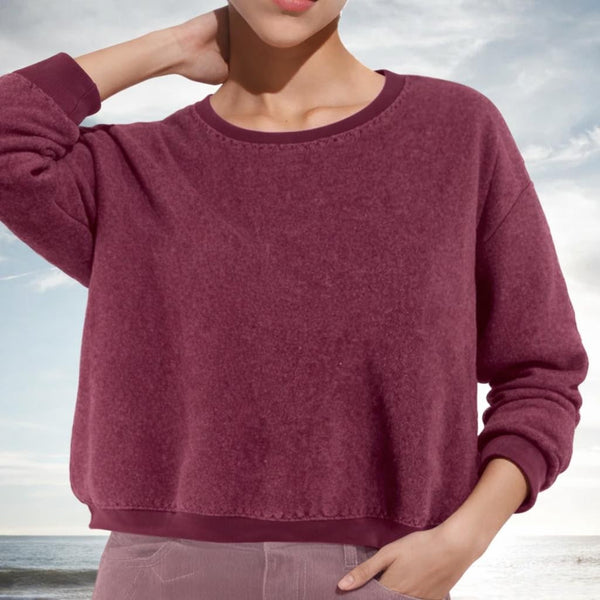 Merino Wool korte sweater/ Merino wool cropped sweater
