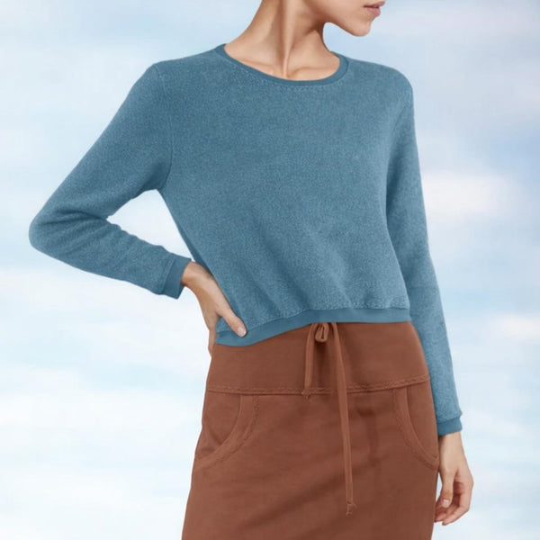 Merino Wool korte sweater/ Merino wool cropped sweater