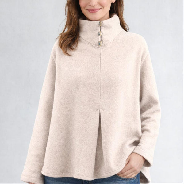 Merino wol A-lijn sweater / A-line Merino wool fleece sweater