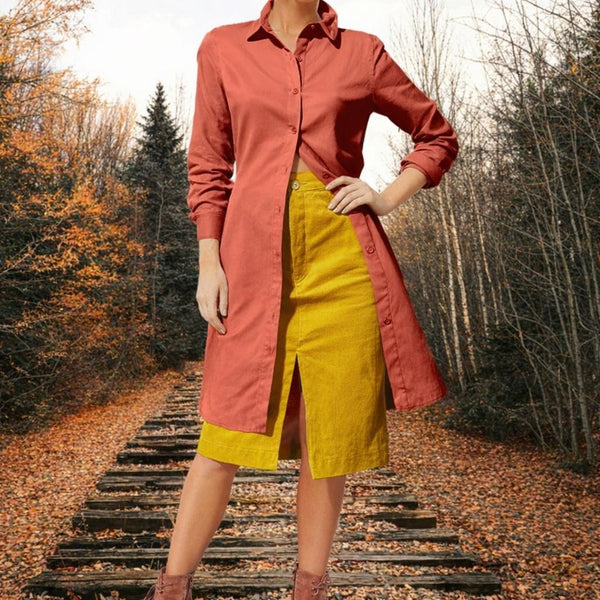 Tencel blouse dress, Tencel blouse jurkje