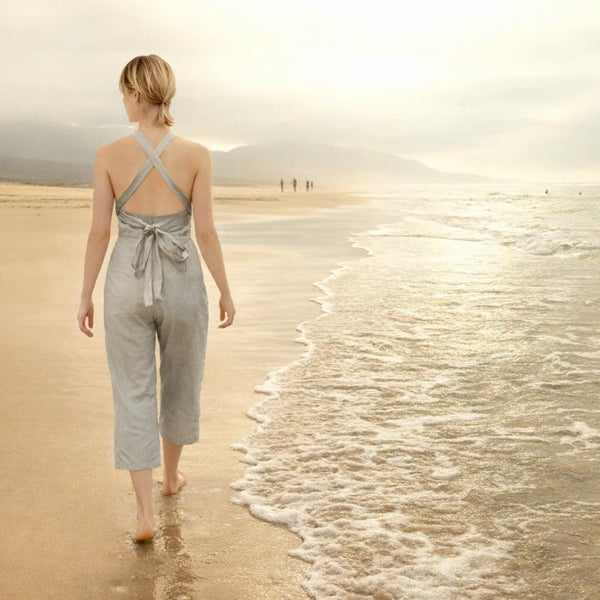 jumpsuit in linnen/ linen jumpsuit