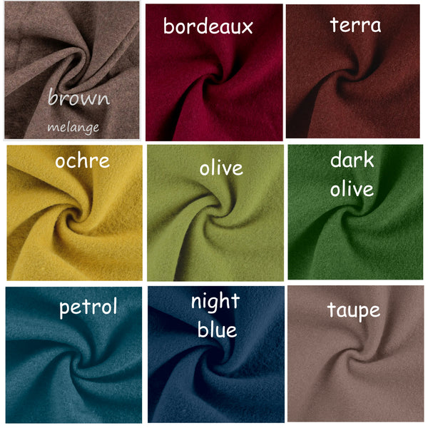 Wollen jas met sjawlkraag / Wool jacket with shawl collar