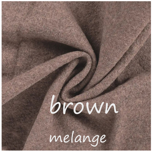 A-lijn vest-jasje in warme boiled wool / Boiled wool A-line cardigan-jacket