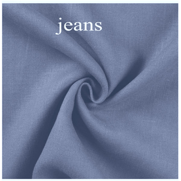 aansluitend klassiek linnen jurkje /  fitted classic linen dress