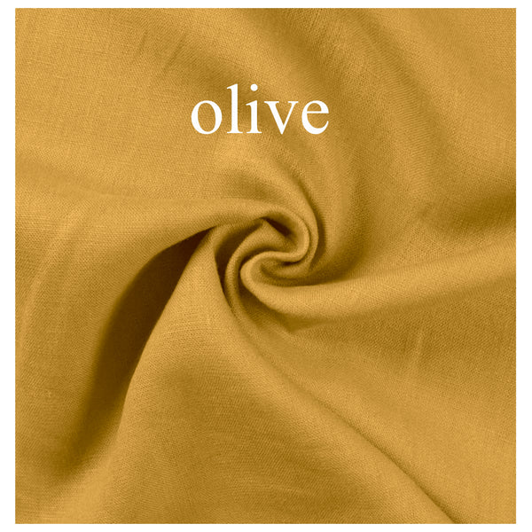 Linnen maxi kokerrok met lange loopsplit / Linen maxi pencil skirt with slit