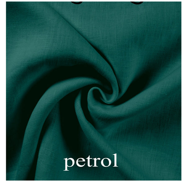 linnen jurkje met "black tie"/ linen dress black tie