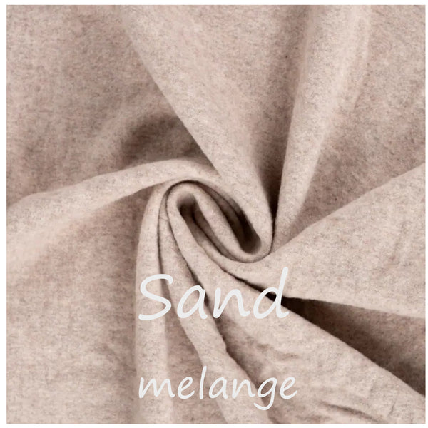 Merino wol A-lijn sweater / A-line Merino wool fleece sweater