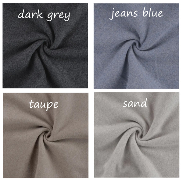 kort gevoerd bomber vestje van katoenen fleece / lined bomber made of organic cotton fleece