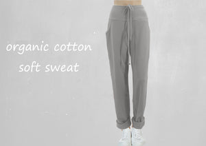 Sweat broek van soft sweat bio katoen /Sweat pants made of soft sweat organic cotton