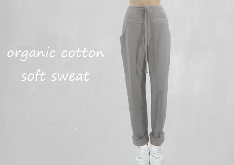 Sweat broek van soft sweat bio katoen /Sweat pants made of soft sweat organic cotton