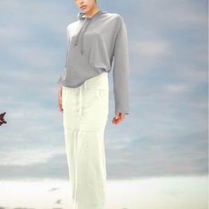 Sportieve maxi rok van soft sweat bio katoen / Sportive maxi skirt made of soft sweat organic cotton