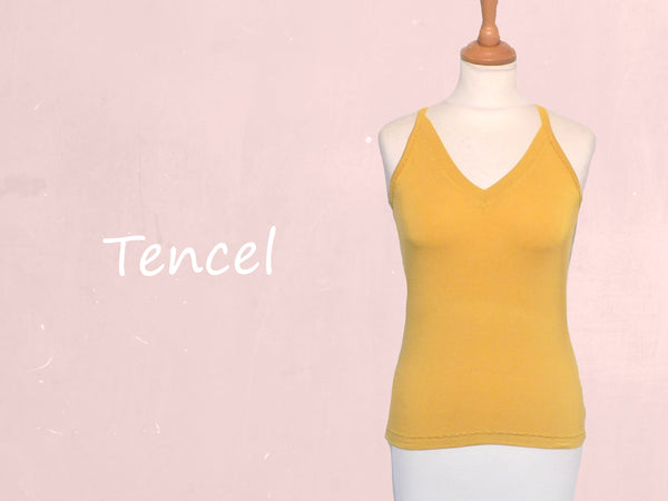 Tencel hemdje met V hals/ Tencel camisole with V neck