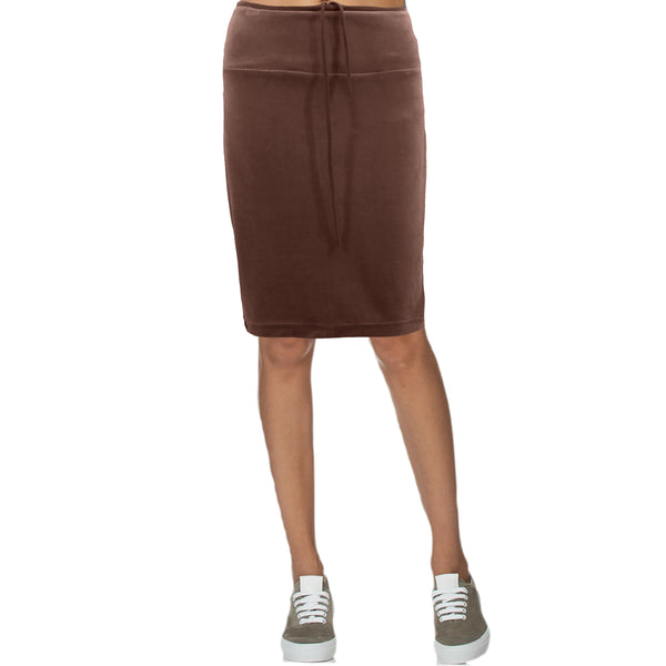velours rokje / velvet pencil skirt