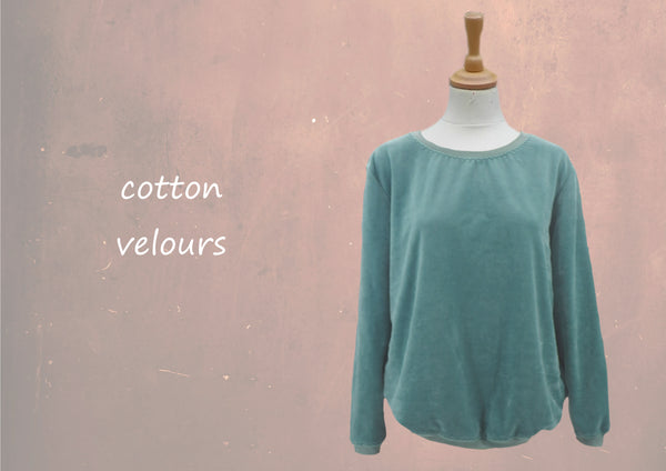 Velours sweater/ Velvet sweater